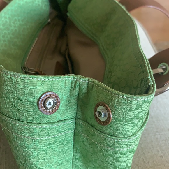 Green Coach Handbag - Picture 14 of 14